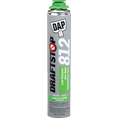 Dap Draftstop 812 26 Oz. Low Pressure/Non-Rigid Polyurethane Foam Sealant 80812